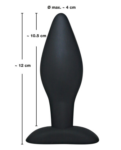 Black Velvets Large Plug