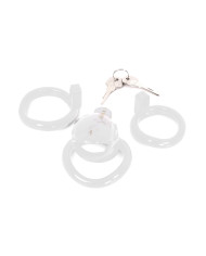 Plastic Chastity Cage Clear