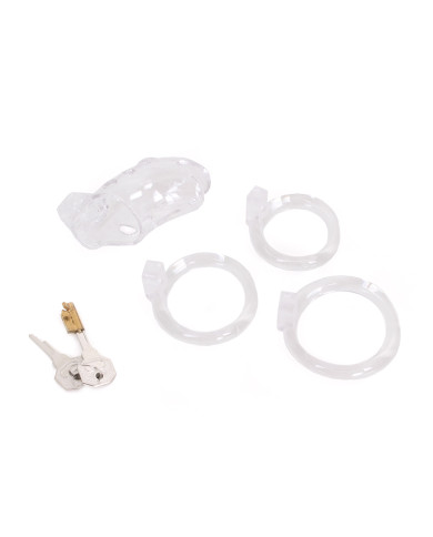 Plastic Chastity Cage Clear Plastic Chastity Cage Clear