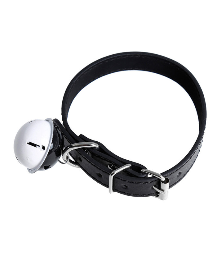 Collar with Bell PU-Leather