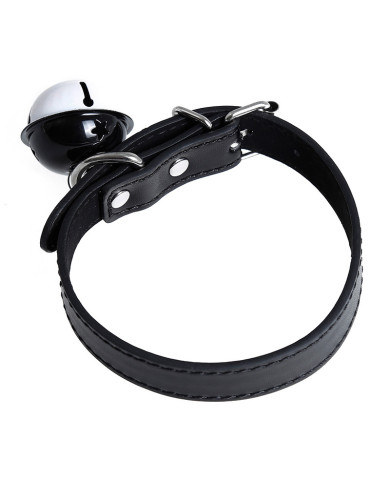 Collar with Bell PU-Leather