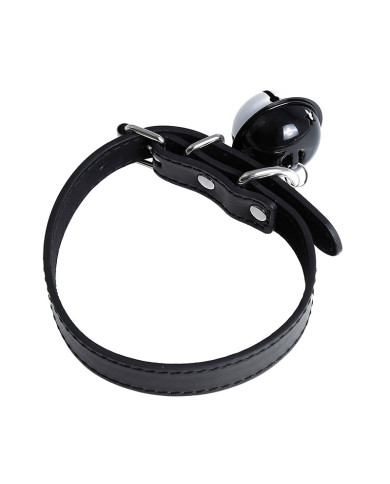 Collar with Bell PU-Leather