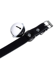 Collar with Bell PU-Leather