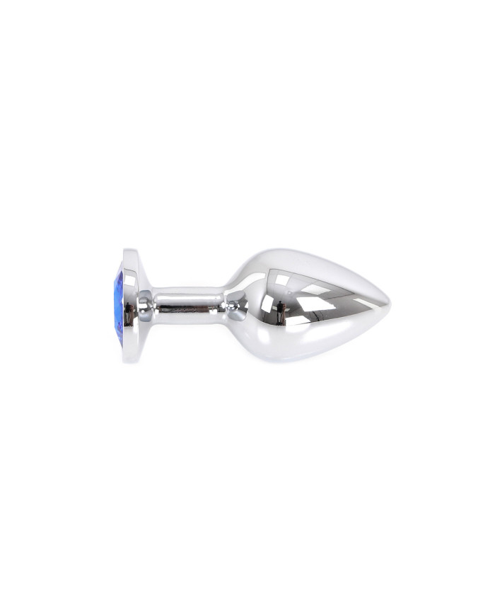 Buttplug Aluminium Blue Medium