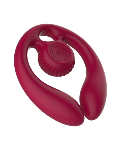 GIZI Duo - Dual Couples Stimulator - Burgundy GIZI Duo - Dual Couples Stimulator - Burgundy