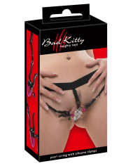 BK pearl string silicone clamp BK pearl string silicone clamp