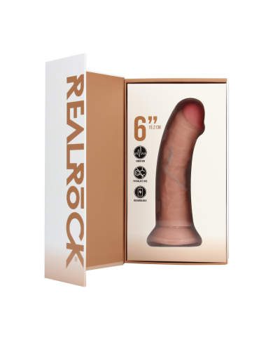 Vibrating Regular Curved Cock - 6   15,5 cm - Flesh Vibrating Regular Curved Cock - 6   15,5 cm - Flesh