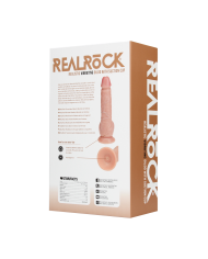 Vibrating Regular Straight Cock with Balls - 7   18 cm - Flesh
