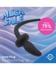 Anal Plug Big Silicone Dog Tail