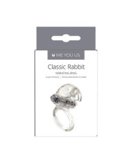 Me You Us Classic Rabbit Cock Ring Transparent