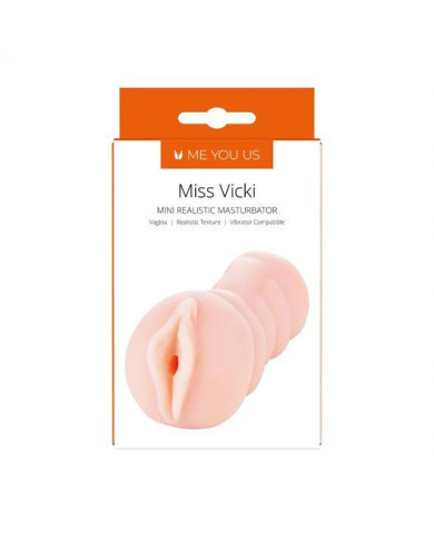 Me You Us Miss Vicki Mini Realistic Masturbator Flesh
