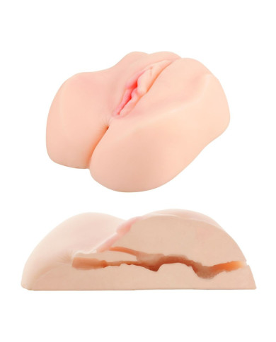 Me You Us Miss Mia Premium Vibrating Realistic Masturbator Flesh