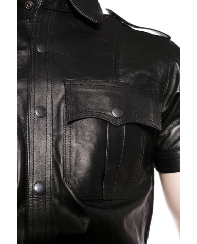 Prowler RED Police Shirt Black Medium