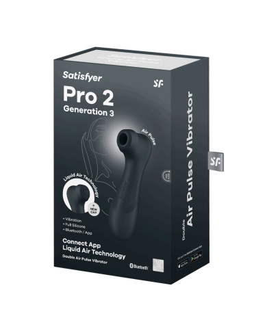 Pro 2 Generation 3with Liquid Air Technology  Vibration and Bluetooth App black