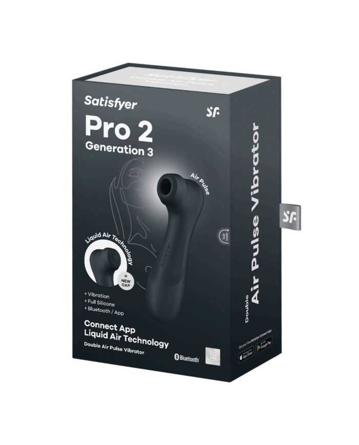 Pro 2 Generation 3with Liquid Air Technology  Vibration and Bluetooth App black