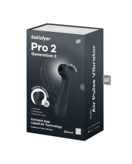Pro 2 Generation 3with Liquid Air Technology  Vibration and Bluetooth App black