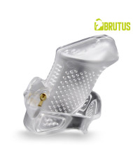 BRUTUS Airmesh Chastity Cage - Clear