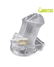 BRUTUS Airmesh Chastity Cage - Clear