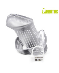BRUTUS Airmesh Chastity Cage - Clear
