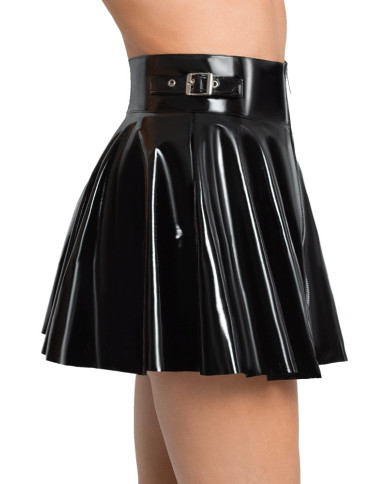 Vinyl Mini Skirt 