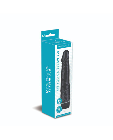 Me You Us Titan Realistic Vibrator Black