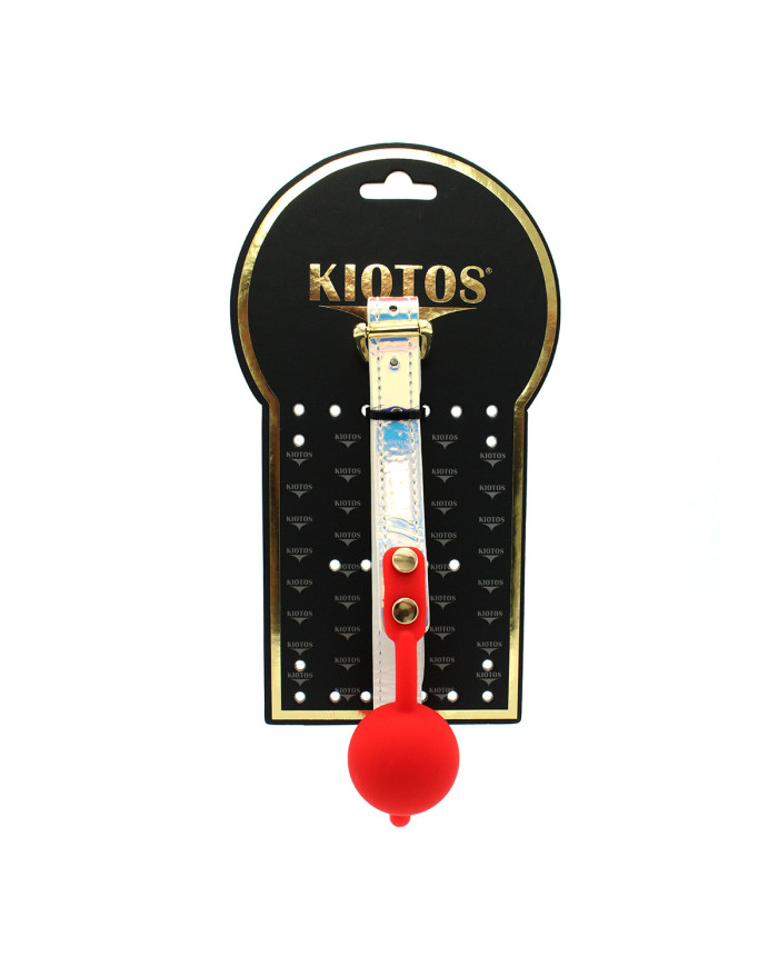 Red Mouthg Gag White Neon Shine