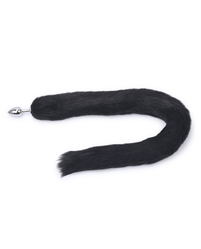 Fox Tail Plug Black Long