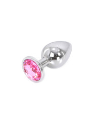 Buttplug Aluminium Pink Medium