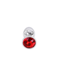 Buttplug Aluminium Red Small