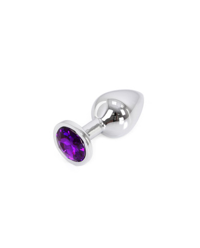 Buttplug Aluminium Purple Medium