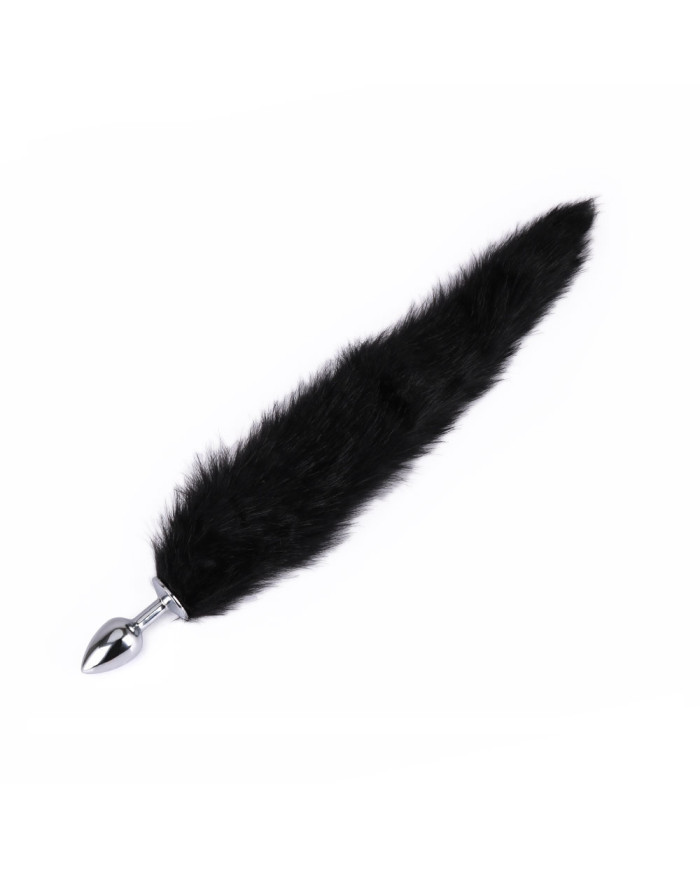 Fox Tail Plug Black Short