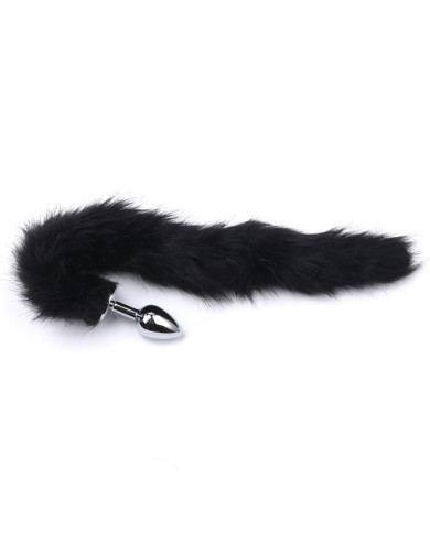 Fox Tail Plug Black Short
