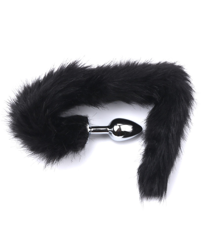 Fox Tail Plug Black Short