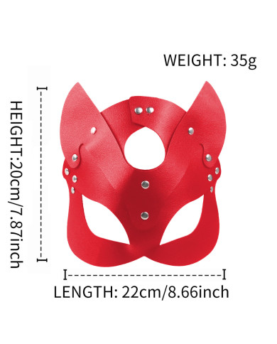 Cat Mask Red