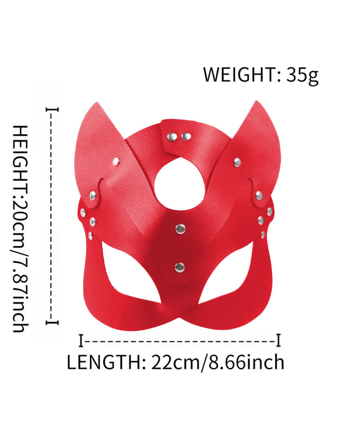 Cat Mask Red