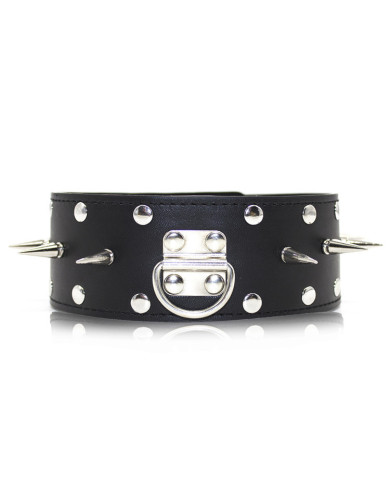 Leather Collar Spiked