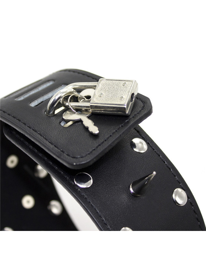 Leather Collar Spiked