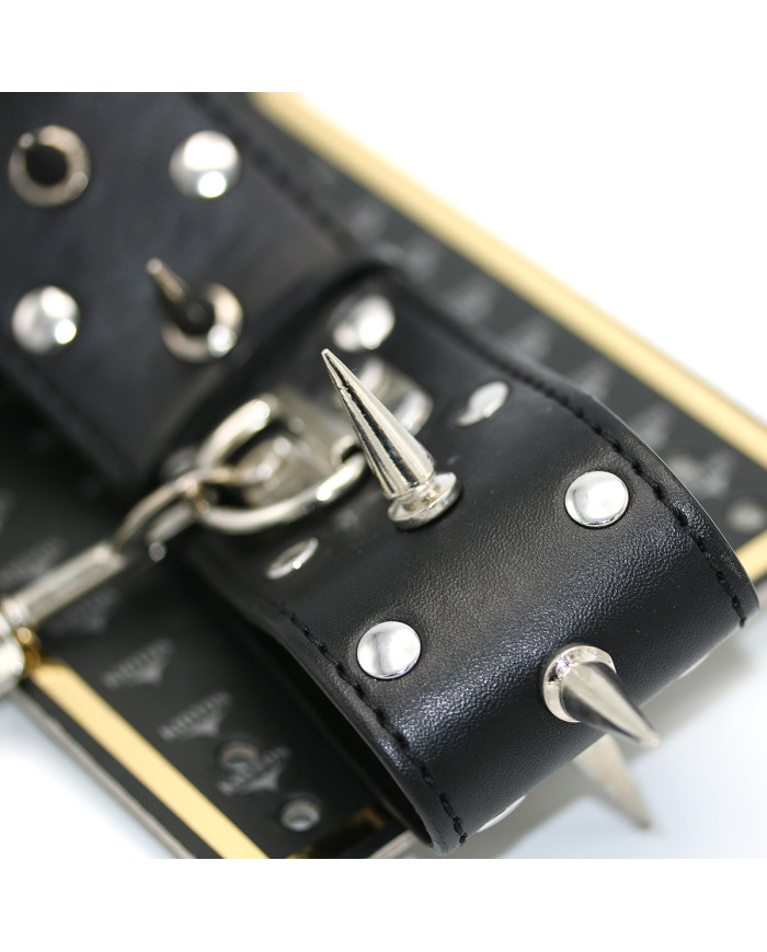 Leather Collar Spiked