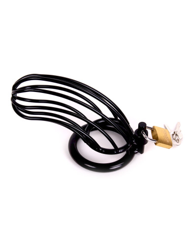 Bird Cage Chastity Cage Black