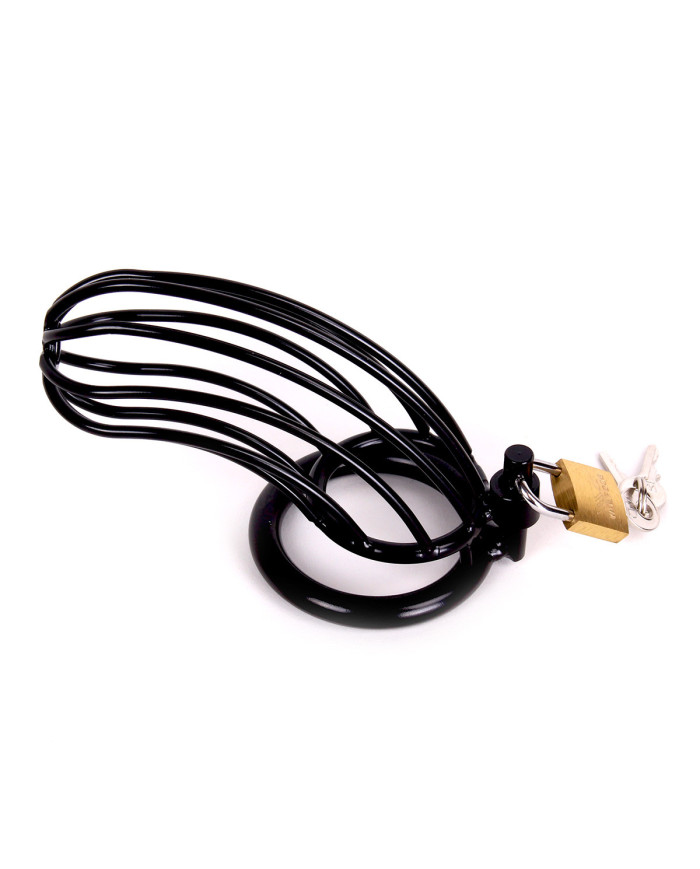 Bird Cage Chastity Cage Black