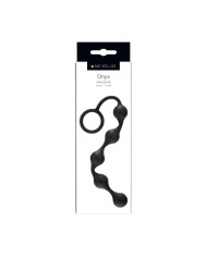 Me You Us Onyx Silicone Anal Beads Black