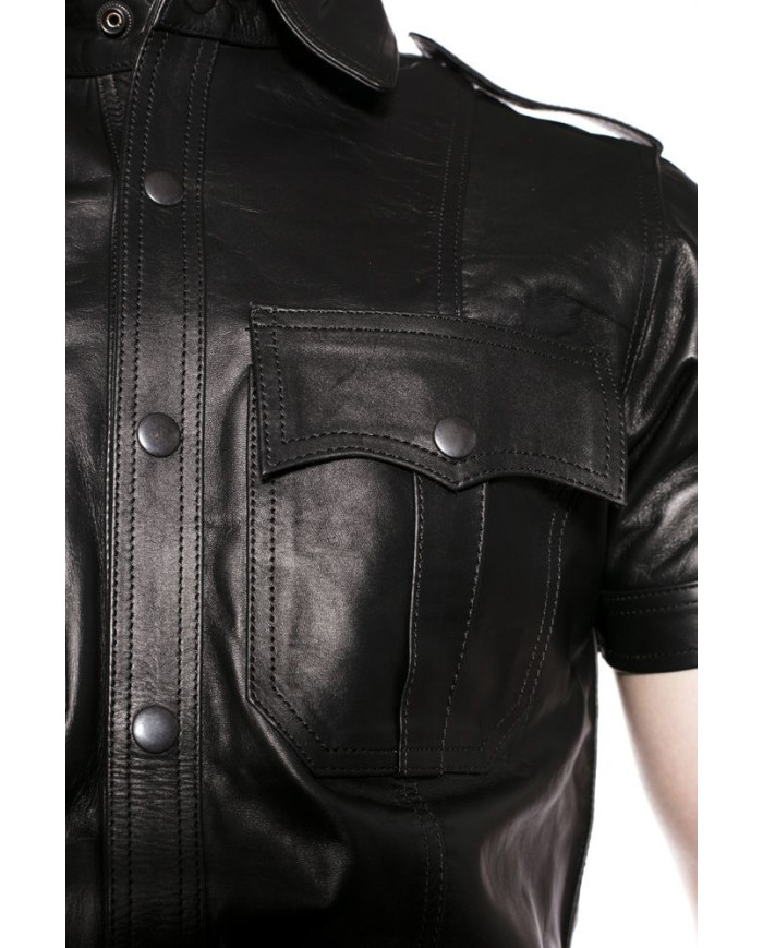 Prowler RED Police Shirt Black Medium