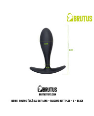 BRUTUS All Day Long - Silicone Butt Plug L