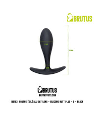 BRUTUS All Day Long - Silicone Butt Plug S