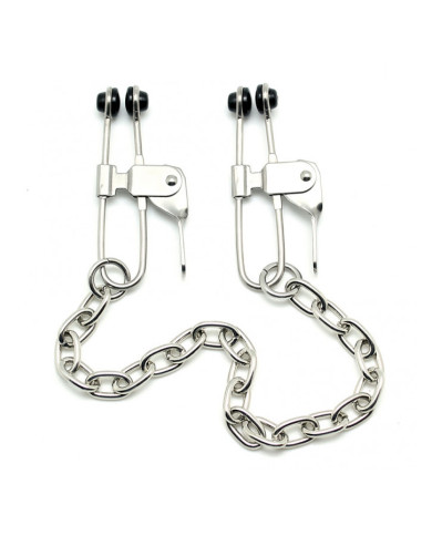 Rimba - Nipple clamps with chain