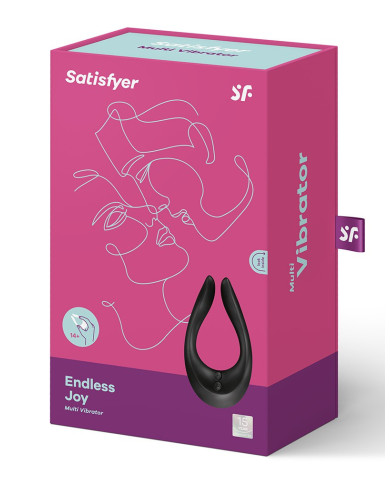 Satisfyer Partner Endless Joy Black   Multifun 2