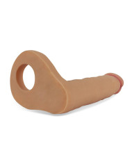 LoveToy - The Ultra Soft Double 6.25    16 cm - Dubbele Penetratie Dildo - Nude