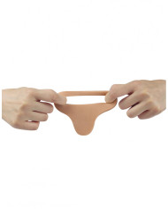 LoveToy - The Ultra Soft Double 6.25    16 cm - Dubbele Penetratie Dildo - Nude