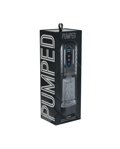 Vortex - Suction Rotation and Thrusting Masturbator Pump - Gun Metal