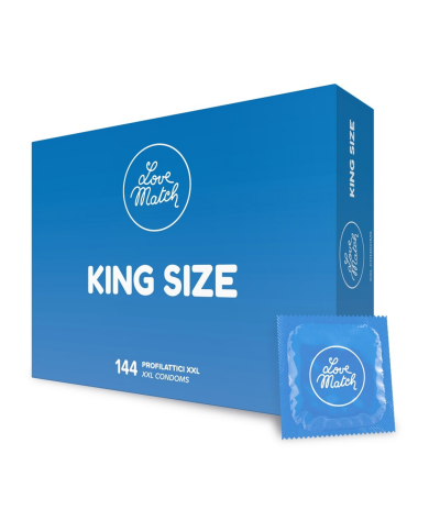 King Size - Condoms - 2.4   60 mm - 144 Pieces